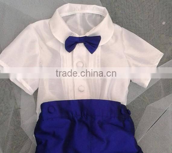 100% Cotton Hot Sale Children's Formal Dress Cotton Child Suit Kids Clothes Clothing Set