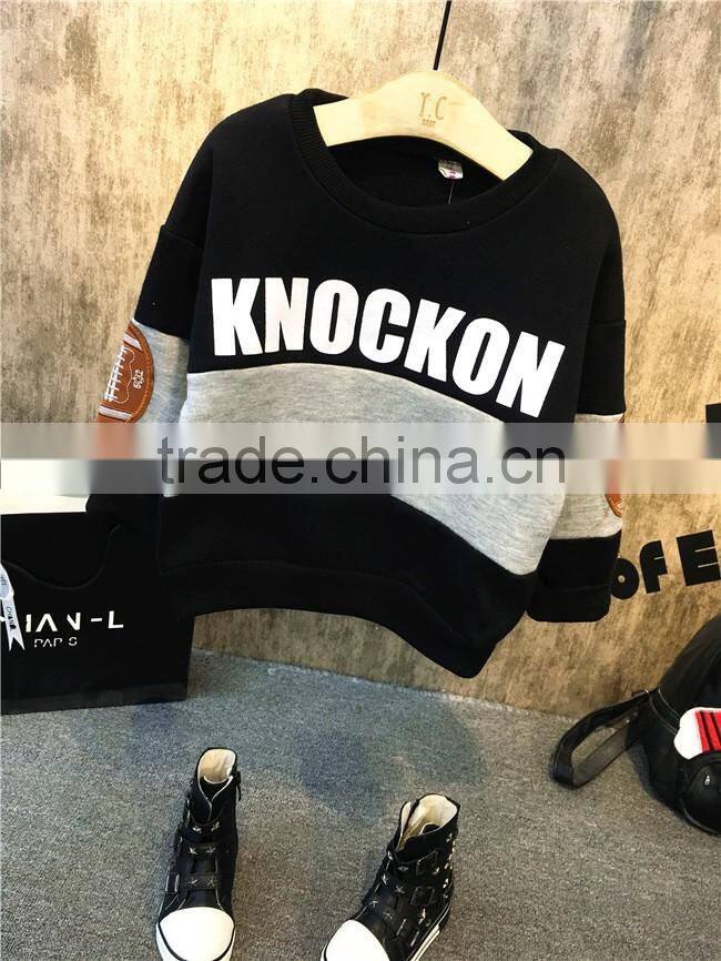 Korean kids wear tshirt design winter cotton fashion tops children apparel clothing