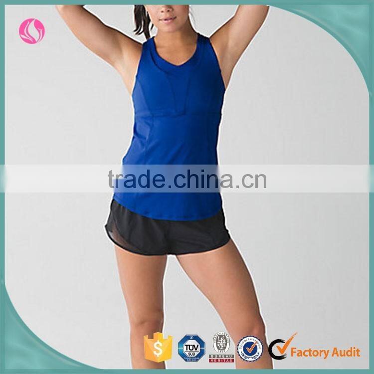 Sport Polyester Seamless Camisole Gym Tube Fitness Apparel Tank Top Woman Clothes
