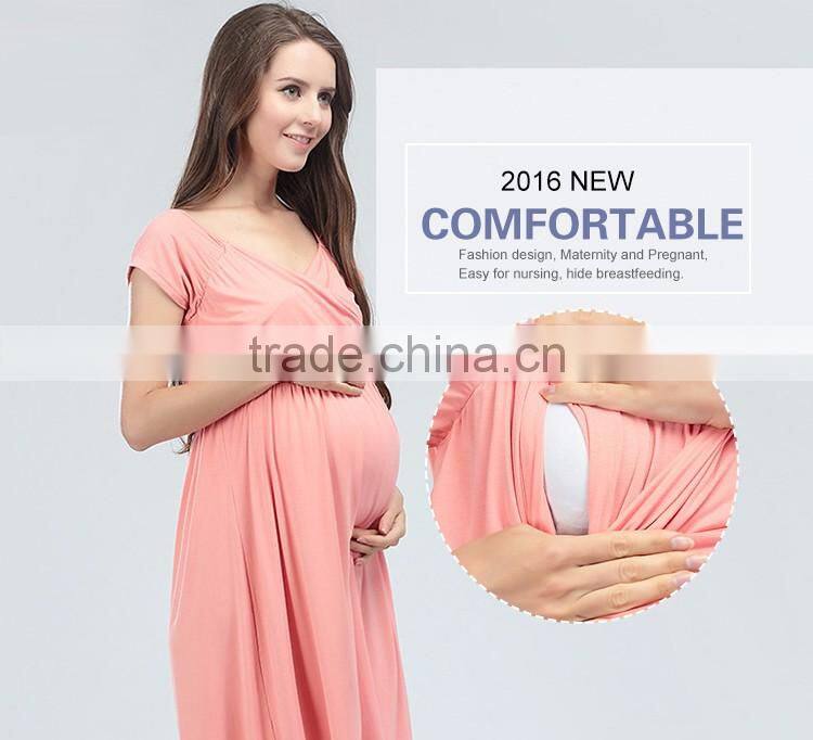 Leisure Maternity Casual Dresses Ladies Nursing Clothing Mod Style Pregnant Women Skirts