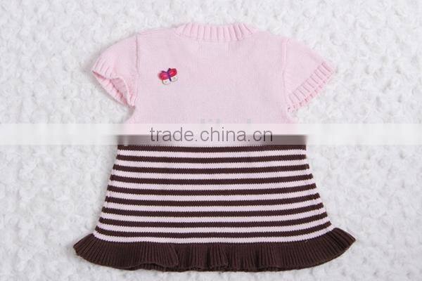 Baby Girl Summer Dress Stripe Knitting Dresses