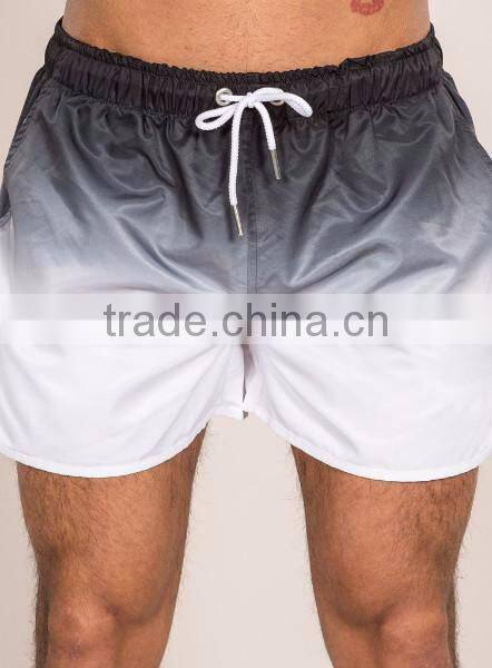 New fashion style mens shorts dip dye beach shorts dry fit shorts