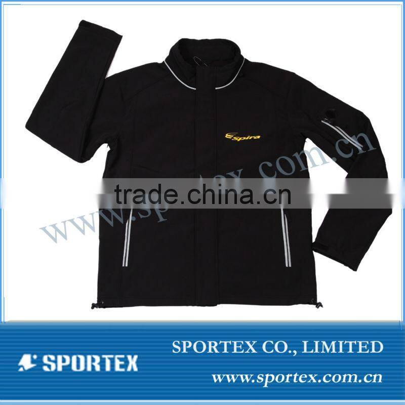 SPT-GS1306 Womens softshell jacket/womens sport softshell jacket/ladies softshell jacket with hood