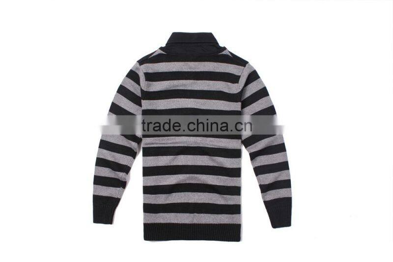 V Neck Pullover Stripe Korean Sweater Knitting Pattern