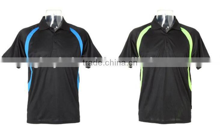 Mens color combination dry fit polo shirt design