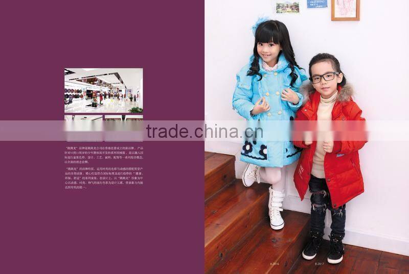 High quality girls winter jacket