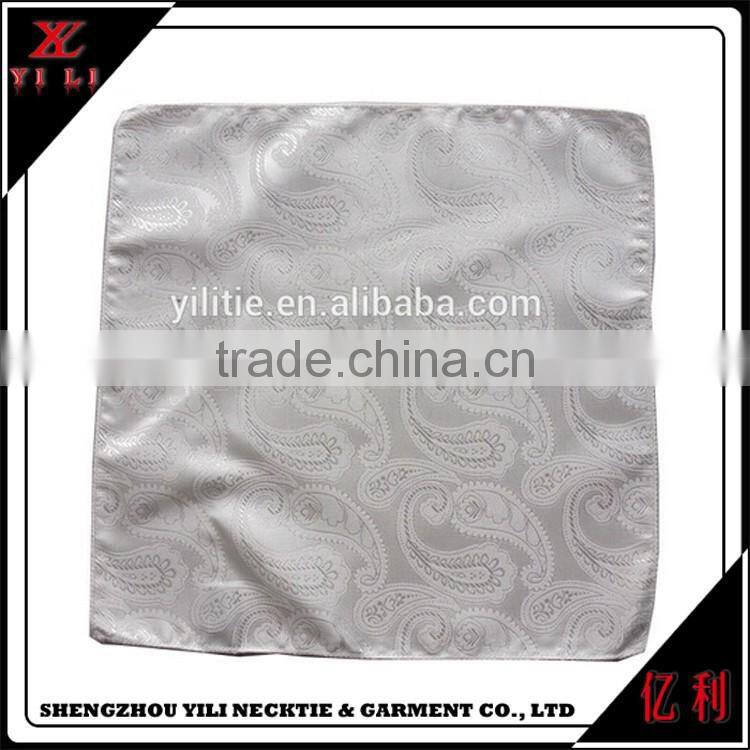 Fashion jacquard ladies handkerchiefs wholesale in silk material