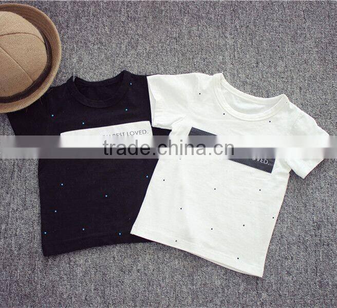 Fashion custom infant/toddler 100% cotton baby/kids T-shirts