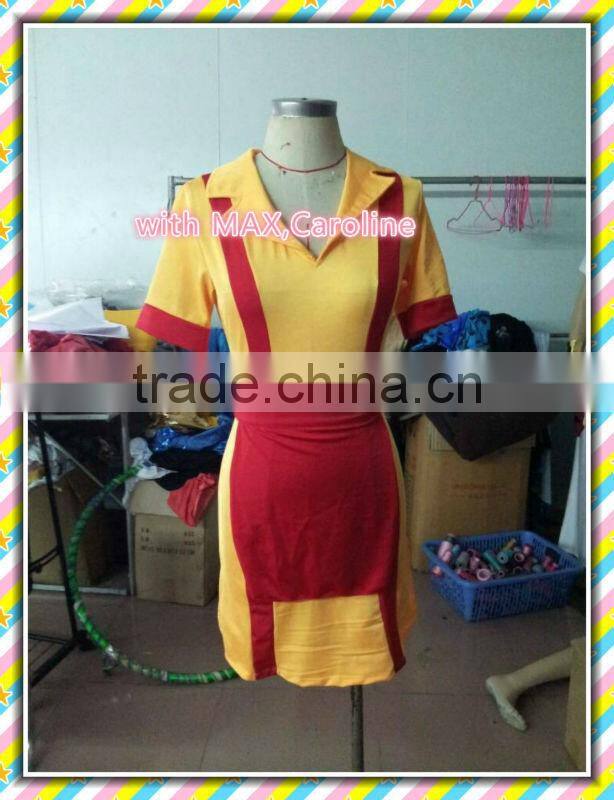 2016 Instyles Blue Elsa Costume Costplay Party Princess Girls Dresses Age 6-7