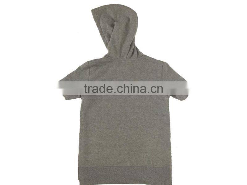 60%cotton40%polyester printing short sleeve sweatshirt