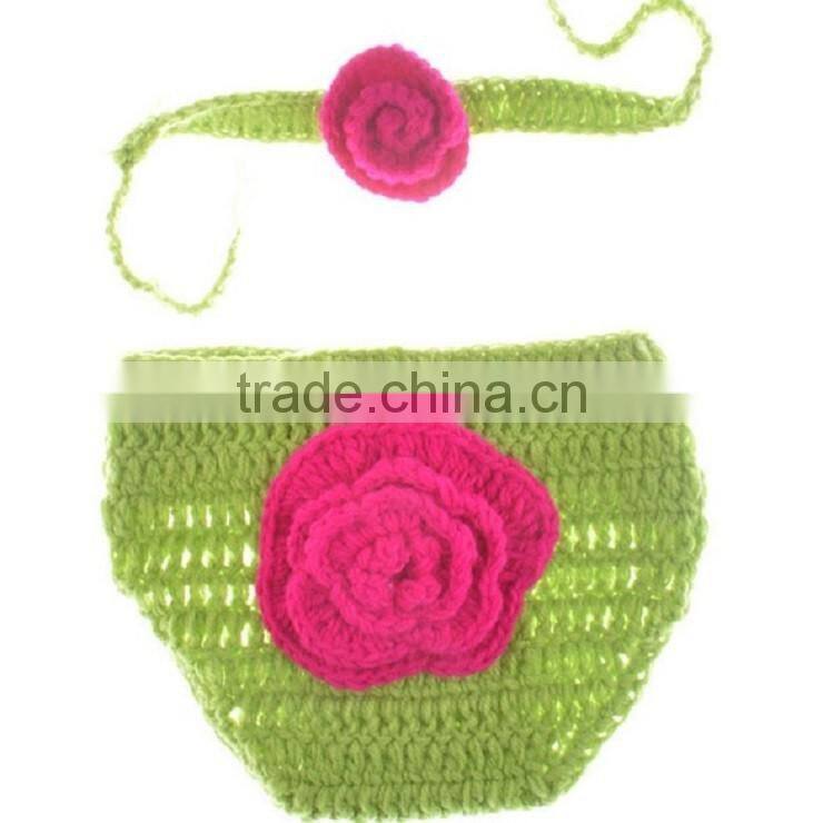 2016 newborn hat cute baby handmade kitted hair band and hats