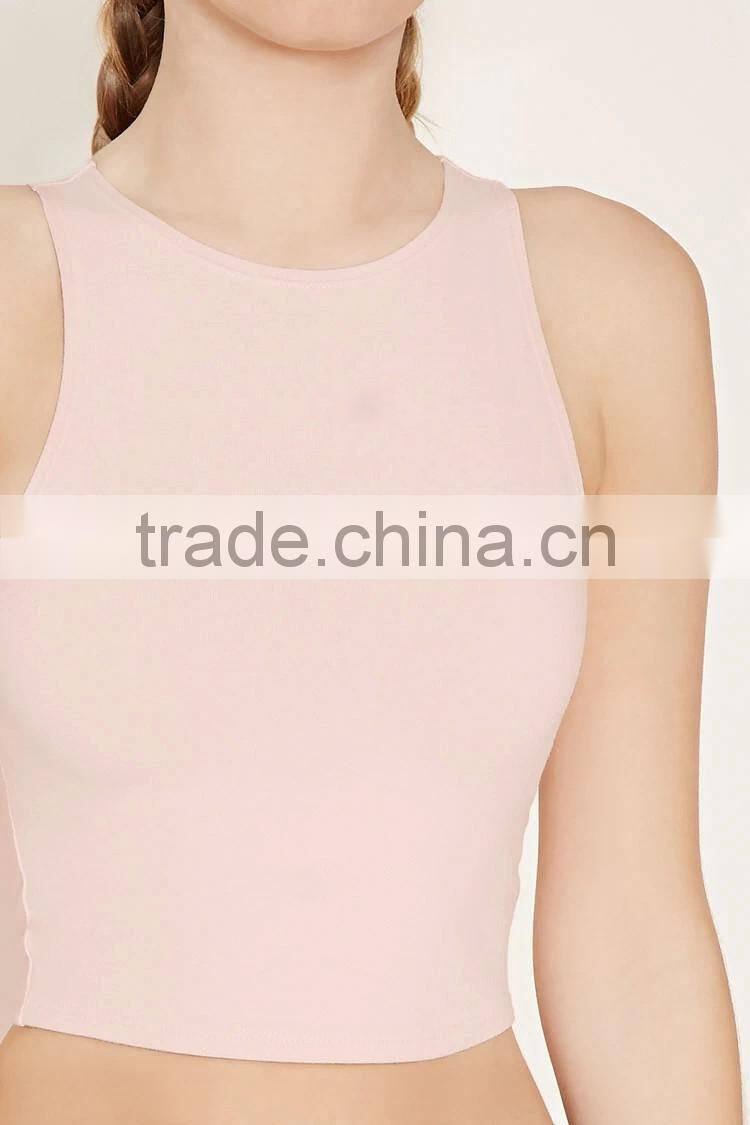 2016 guangzhou shandao oem service summer new design casual plain dyed women sleeveless tunic tops