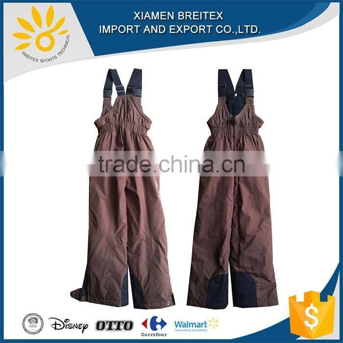 Alibaba china supplier Waterproof softshell latest style ski pants