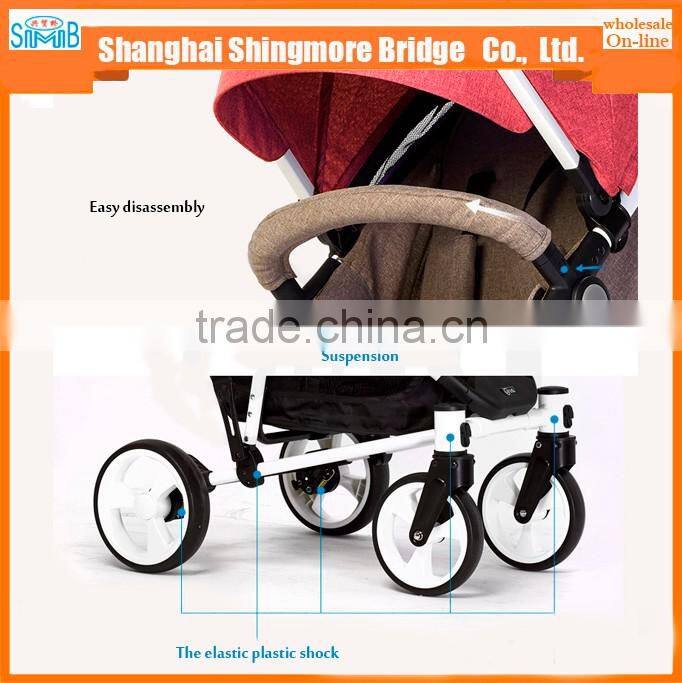 2016 China baby goods factory hot wholesale baby stroller aluminum baby walker