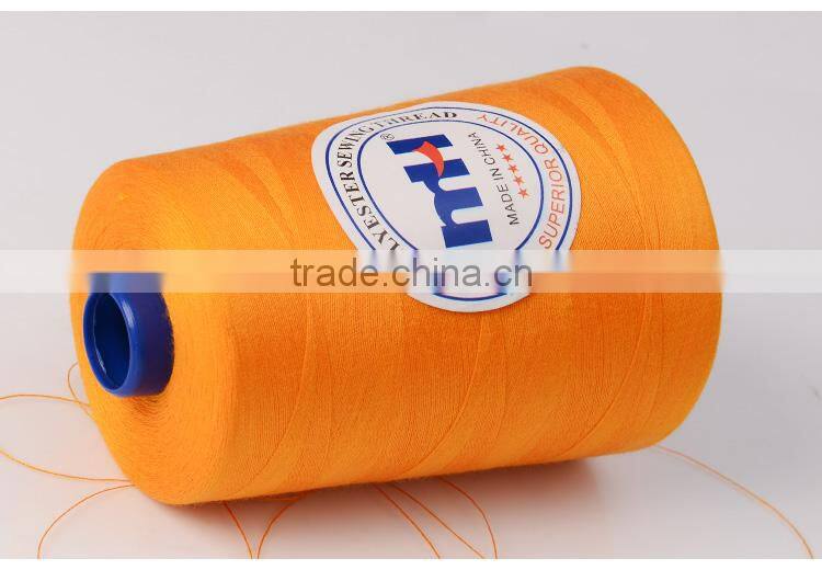 High temperature resistant polyester sewing thread
