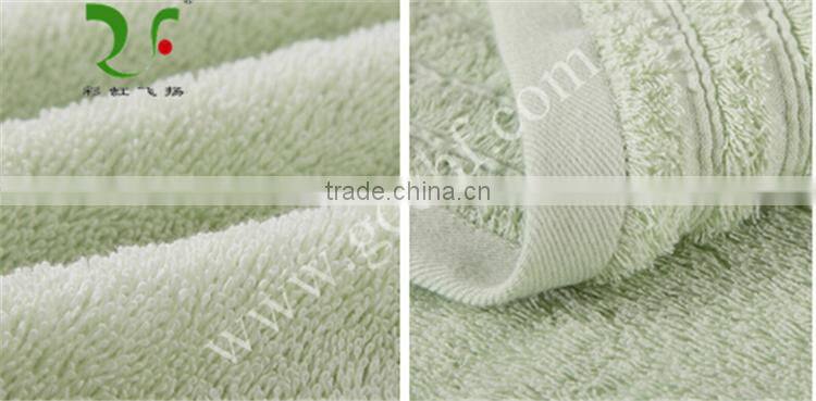High quality striped satin 100% cotton hand towel