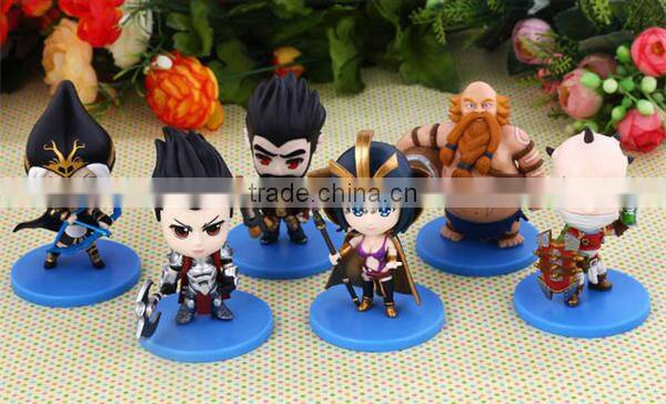 SV-LOL010 (Popular action figure) League of Legends PVC figure wholesale League of Legends figure set 6pcs