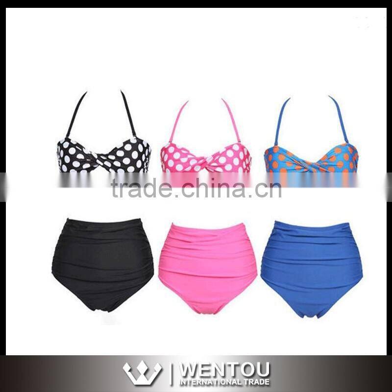 2016 Wholesale New Design High Waist Bikini