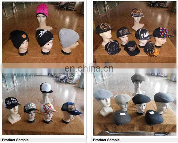 Custom Rib Knit Beanie Acrylic Winter Beanies With Ball