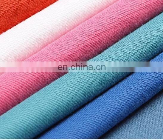 Different colors stretch denim fabric for lady jeans