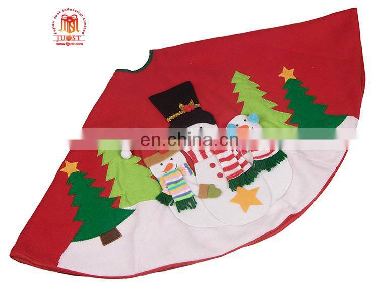 Wholesale Personalized Christmas Decor Red Tree Skirt