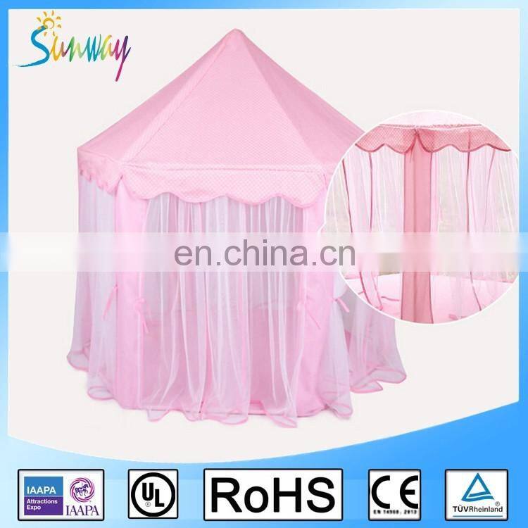 Pink Children Princess Castle Tent Kids Playing House