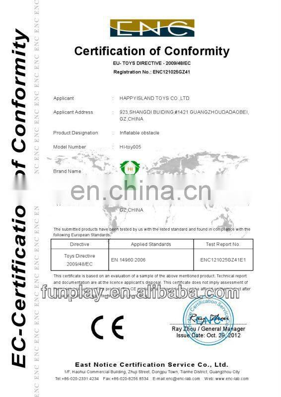 Hot sale inflatable iceberg /Water ring game toy/inflatable water toy for adult