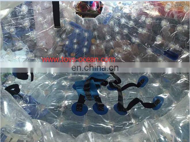 used soccer shape inflatable zorb ball