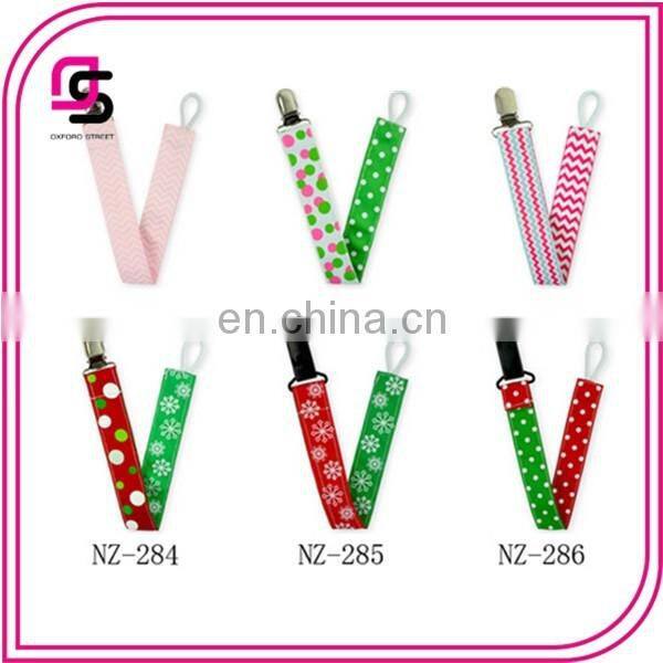 2016 Unisex Stylish Designs Pacifier Clip Diaper Holders