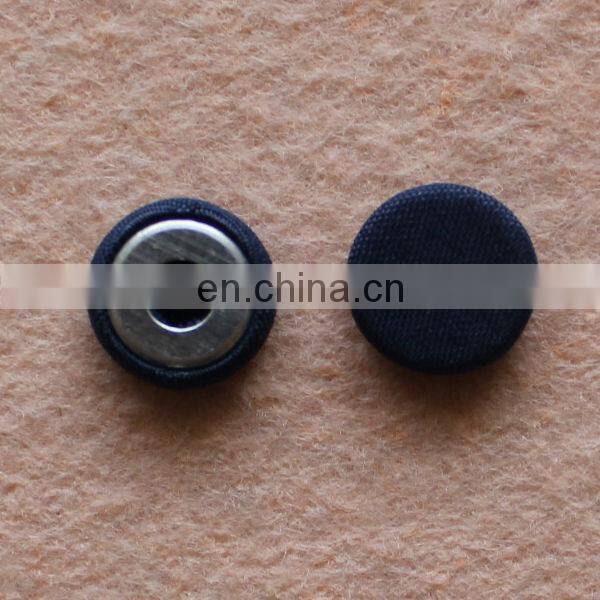 14mm Natural Flower Shape Wooden Coat Sewing Button /Brass Magnet Button For Leather Bags