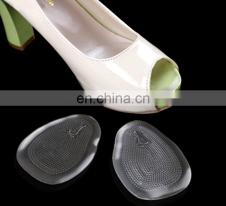 2 Pairs Forefoot Pain Relief Foot Pad (Self-Sticking & Re-Usable) for High Heels-Ball of Foot Cushions