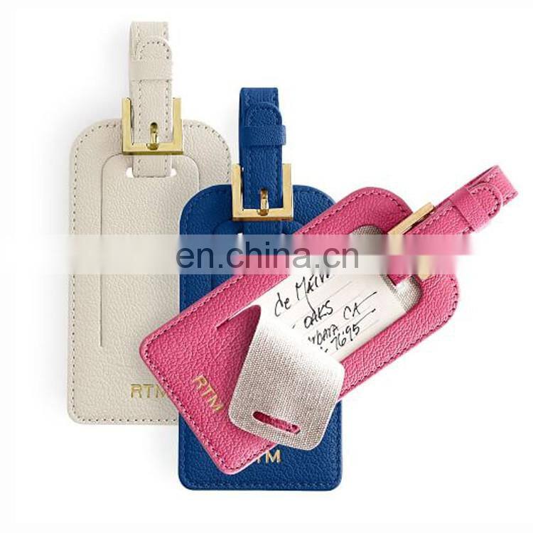 Wholesale zinc alloy custom silicone luggage tag/free printable luggage tag template/sublimation luggage factory