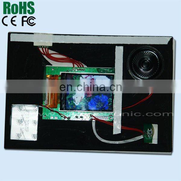 7 Inch Screen LCD Video Brochure Cards For Business and Advertising