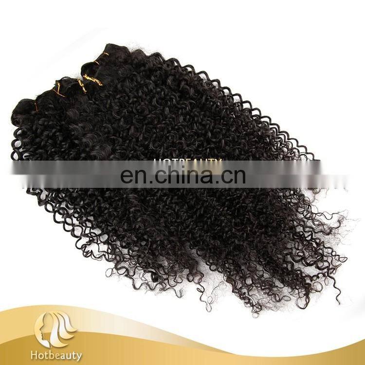Top Sell Full Cuticle No Shedding Brazilian Kinky Curl Human Hair Extension For Black Women