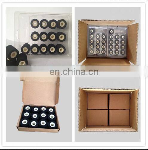 xinxiang fineray White Wax Resin TTR Thermal Transfer barcode ribbon custom printable zebra printer labels