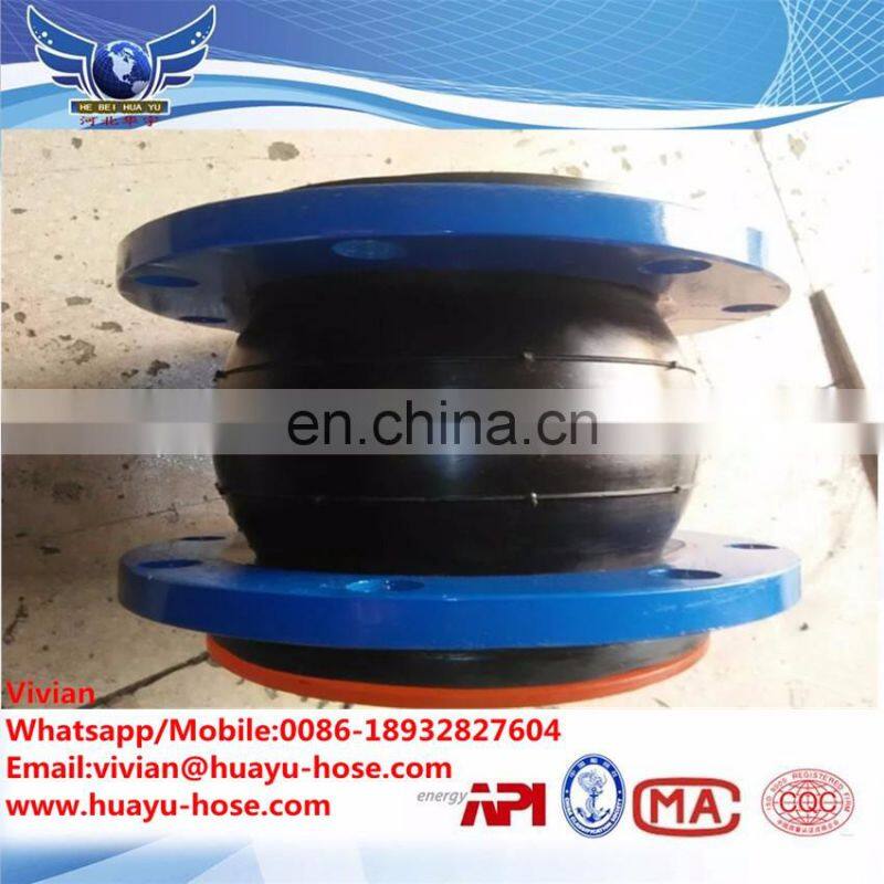 Huayu manufacture high quality flange bellow /rubber bellows with flange