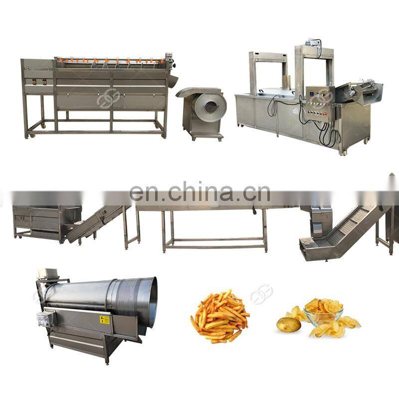 High Quality Auto Potato Chips Making Machine Potato French Fries Line