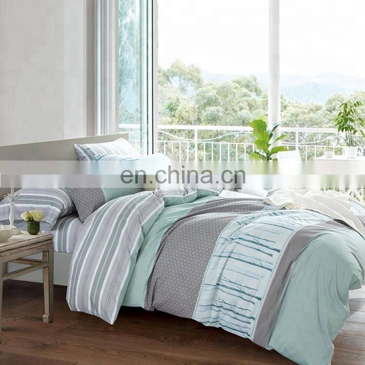 Factory direct sale low price bedsheets duvet cover sets digital printed king size 100% cotton bed sheets