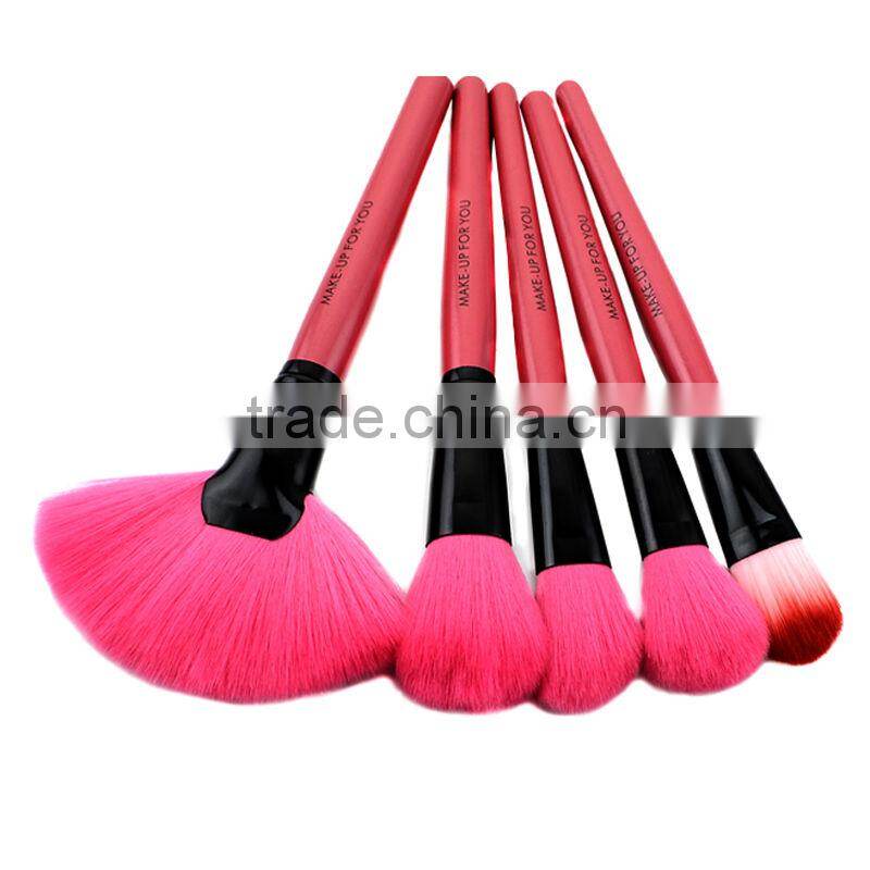 go pro makeup brush / cosmetic makeup brush set / 18 pcs rose pink makeup brush set