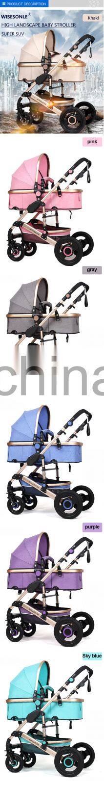 All - Round Air Circulation Portable Baby Buggy With Canopy Hood For Baby