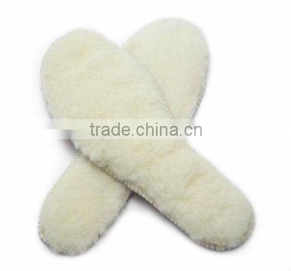 Factory price warm sheepskin shoe insole