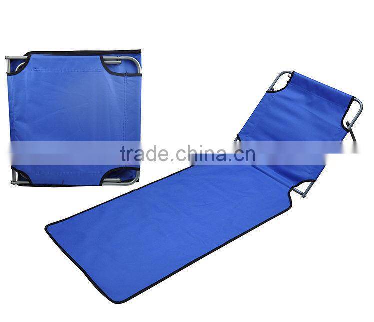 Carriable Beach mat with steel tube frame
