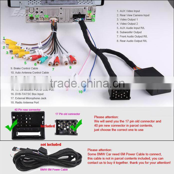 Erisin ES7053B 7" Special Car Audio DVD Player Dual Core for X5 E53 2002