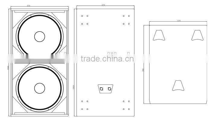 S218+ double 18 speakers subwoofer