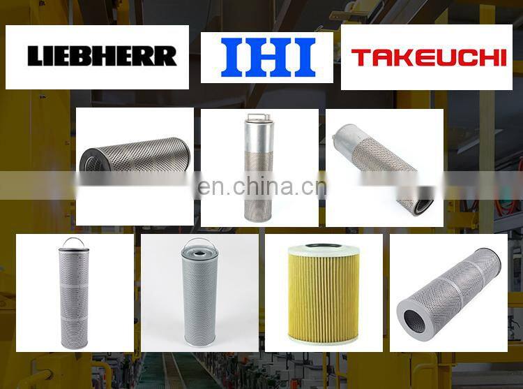 Replacement filter element for excavator TAKEUCHI hydraulic oil filter
