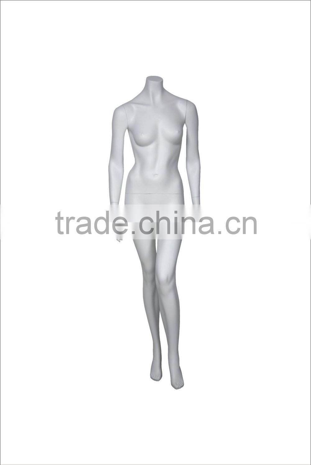 beautiful frp female headless mannequin