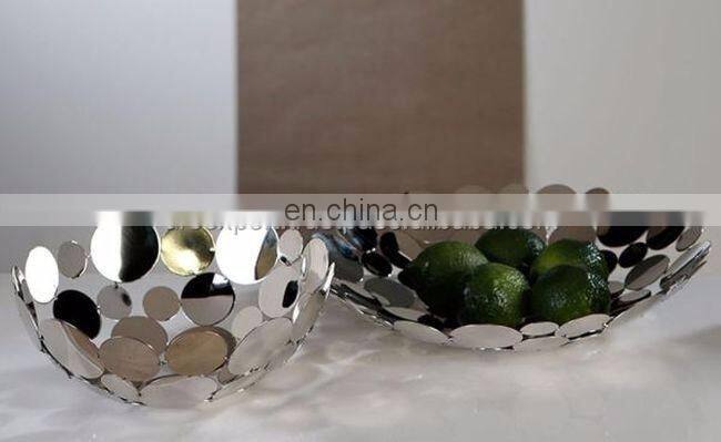 decorative aluminium cast table bowl