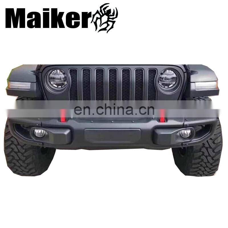 10th anniversary Steel front &rear Bumper with radar hole For Jeep Wrangler JL accessories