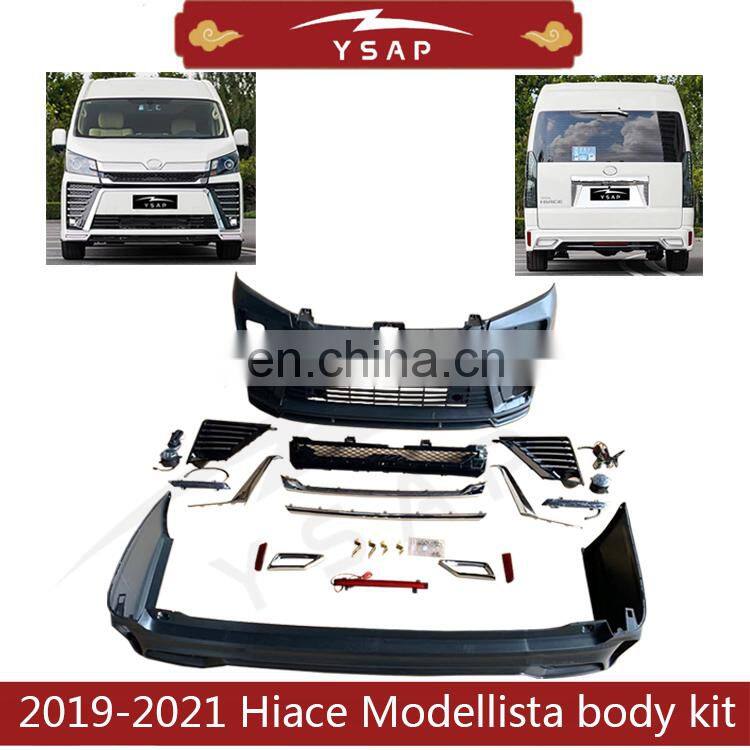Factory price 2019 2020 2021 Hiace modellista body kit conversion kit