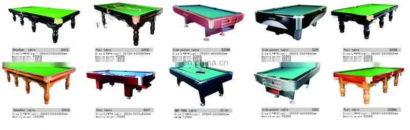 Household black eight standard billiard table Chinese national standard fancy billiard table and table tennis combo
